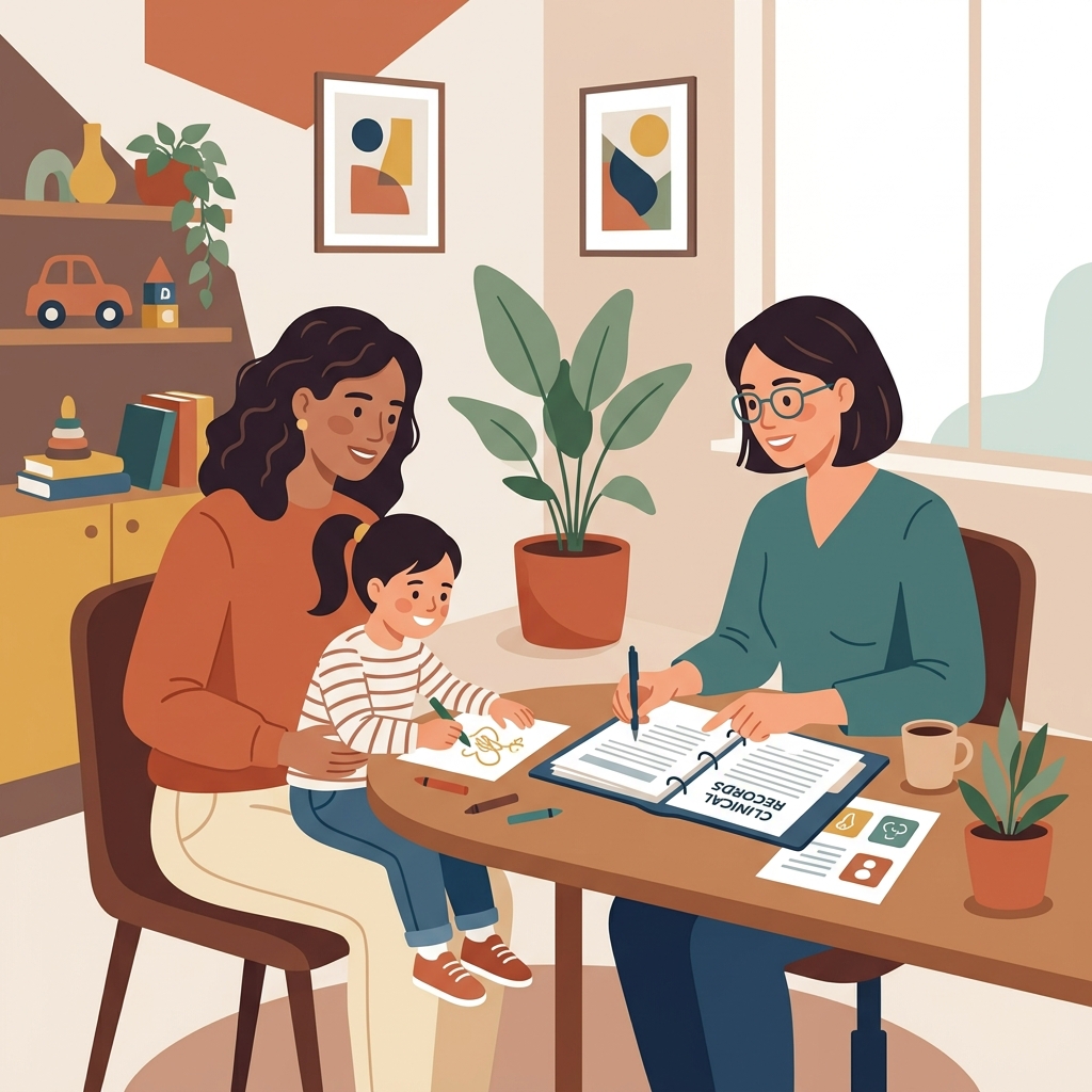 LingooLeap joyful speech learning progress illustration